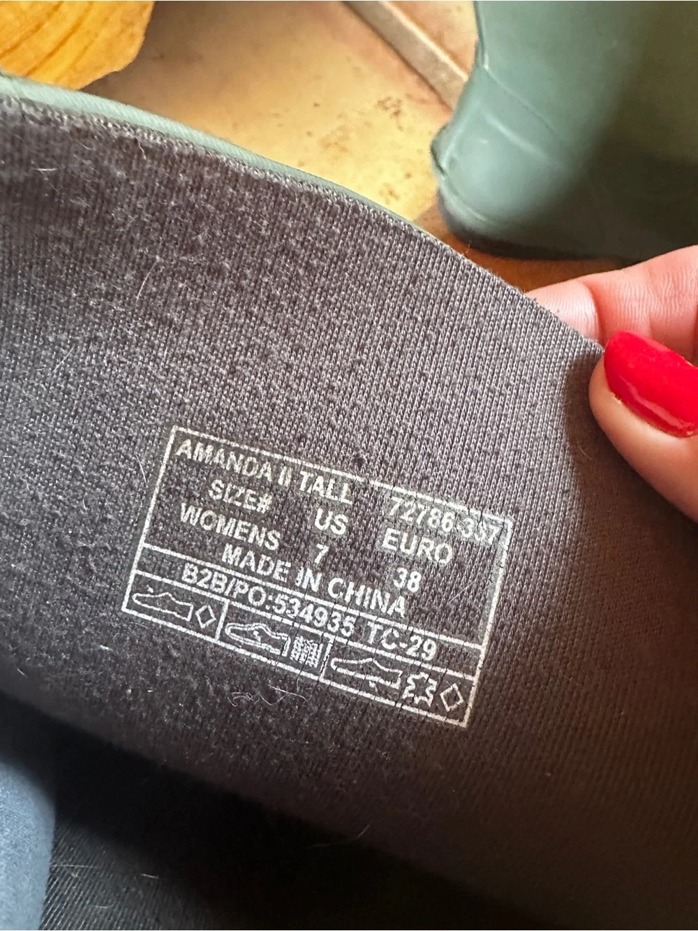 Bogs Amanda II Olive Green Waterproof Rain Boots